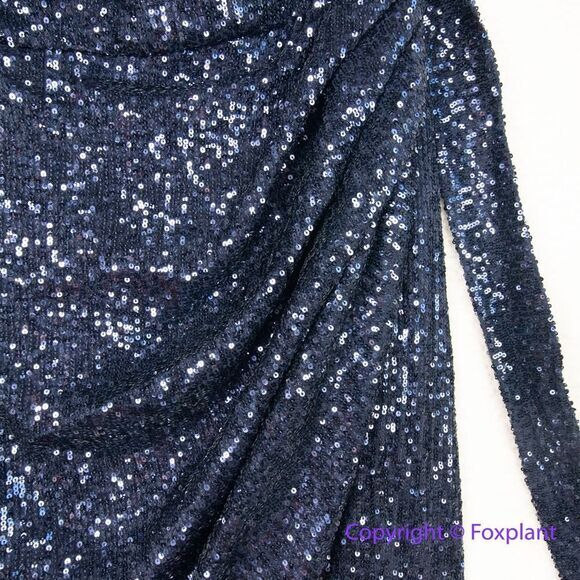 New! City Chic Athena Maxi sequin Dress navy blue, size 24 - Picture 5 of 16
